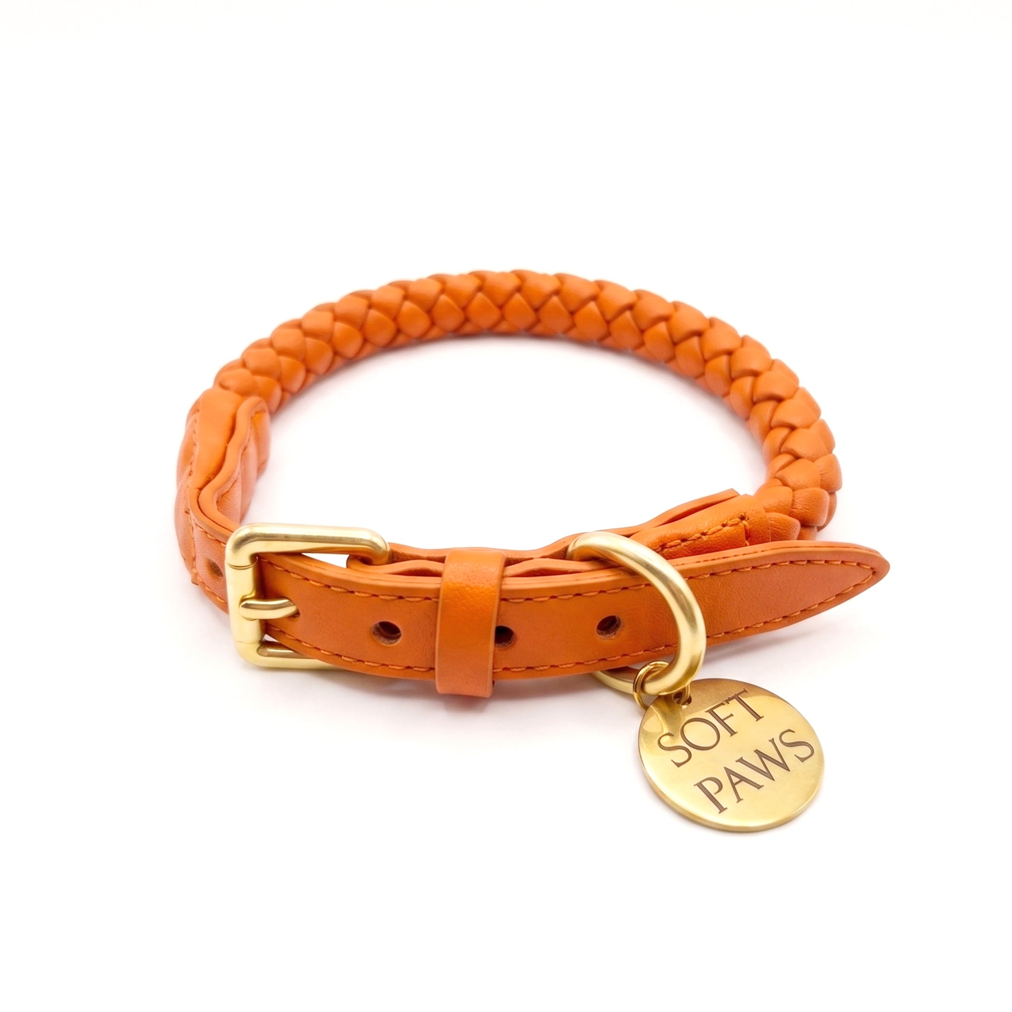 Braided Leather Collar