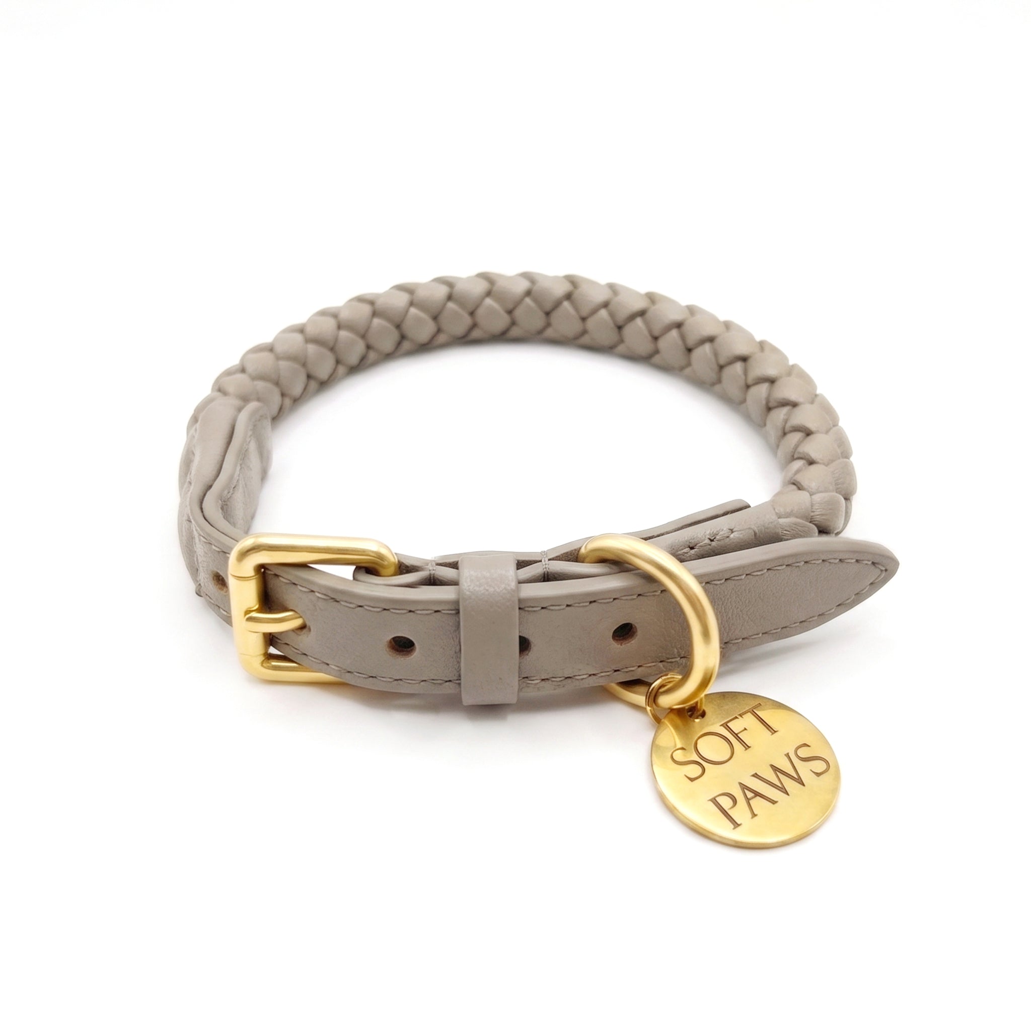 Braided Leather Collar
