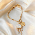 Gold Bracelet - Pearl