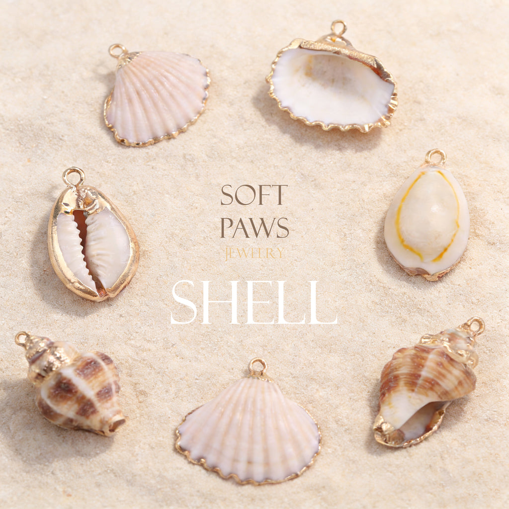 Leather Bracelet  - Shell